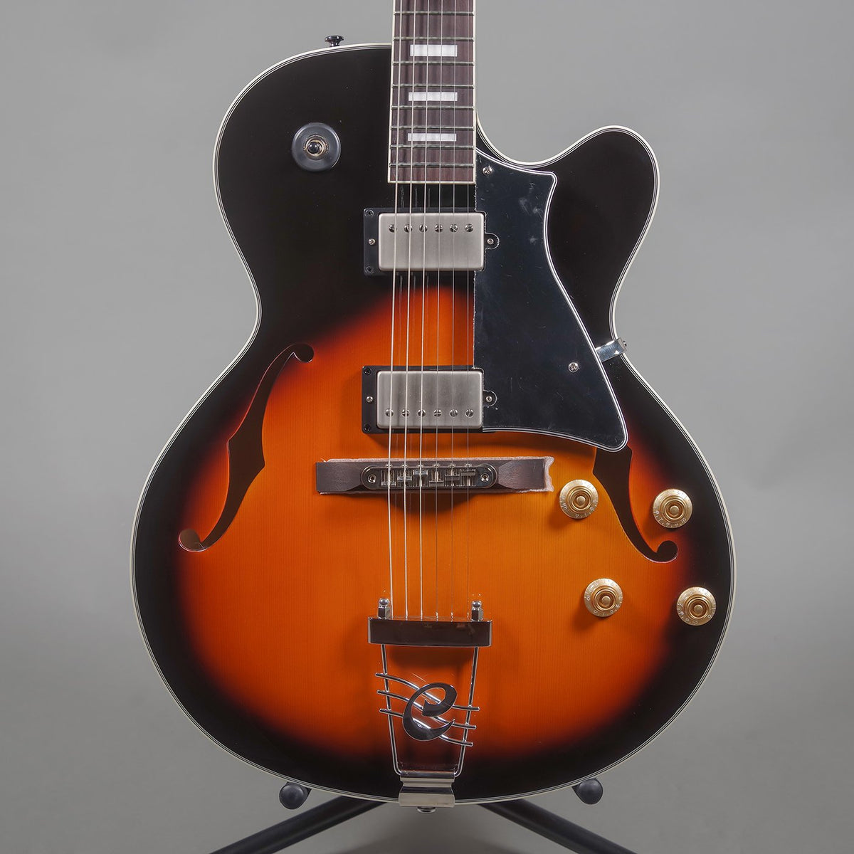 Cort Yorktown Semi Acoustic Jazz Guitar Tobacco Burst Infinite
