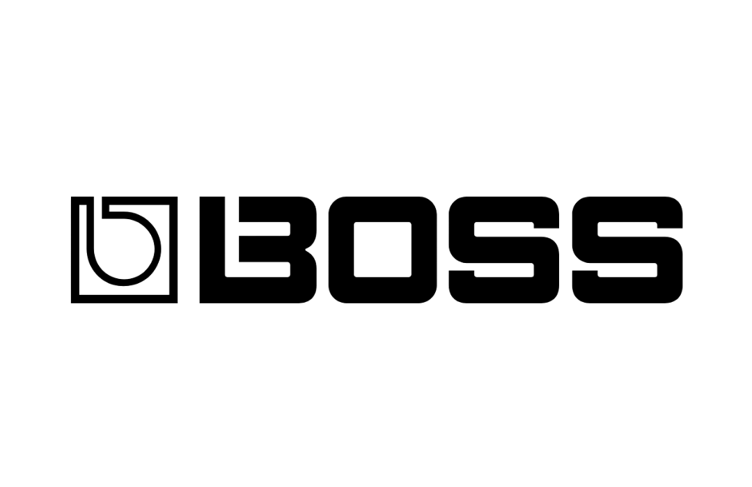 Bold black BOSS logo featuring a stylized letter B icon on a clean white background.
