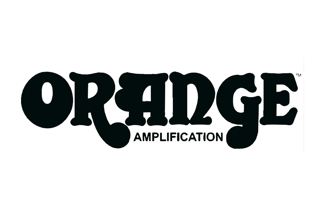 Black Orange Amplification logo featuring bold, retro-style typography on a white background.