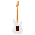 Fender American Ultra Stratocaster Left Hand Electric Guitar - Arctic Pearl w/ Deluxe Hard Case