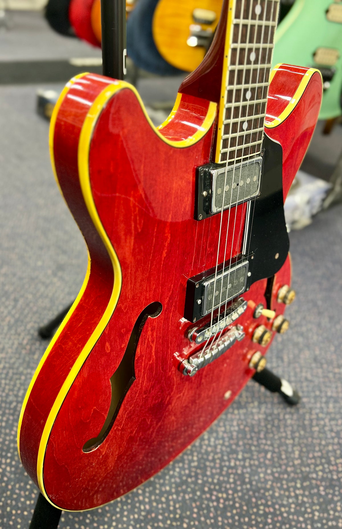 1981 Ibanez AS-100 w/ Charles Cilia P90 Pickups + Extras W/ Hard case (Pre Owned)-Ibanez-Infinite Music
