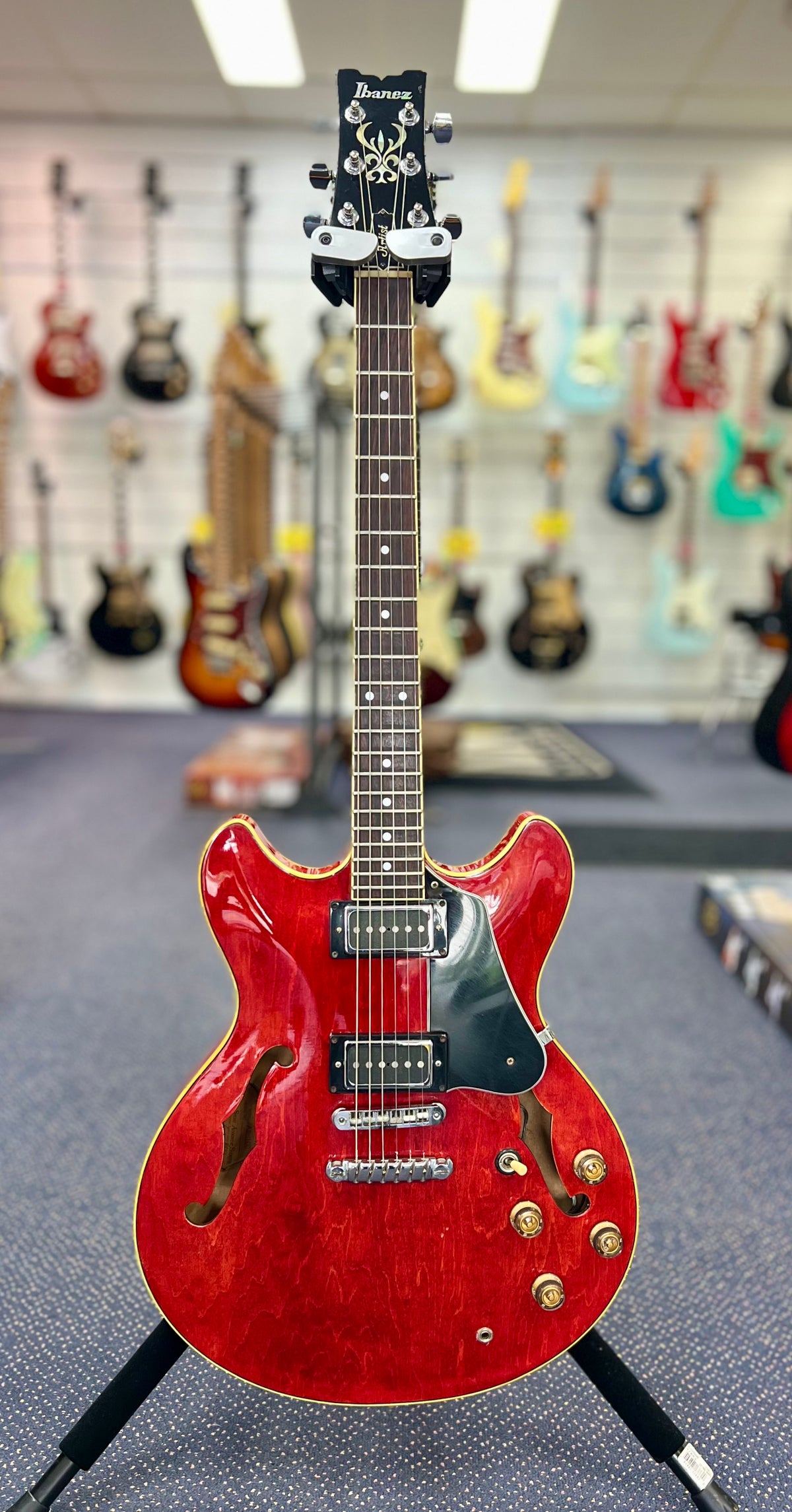 1981 Ibanez AS-100 w/ Charles Cilia P90 Pickups + Extras W/ Hard case (Pre Owned)-Ibanez-Infinite Music