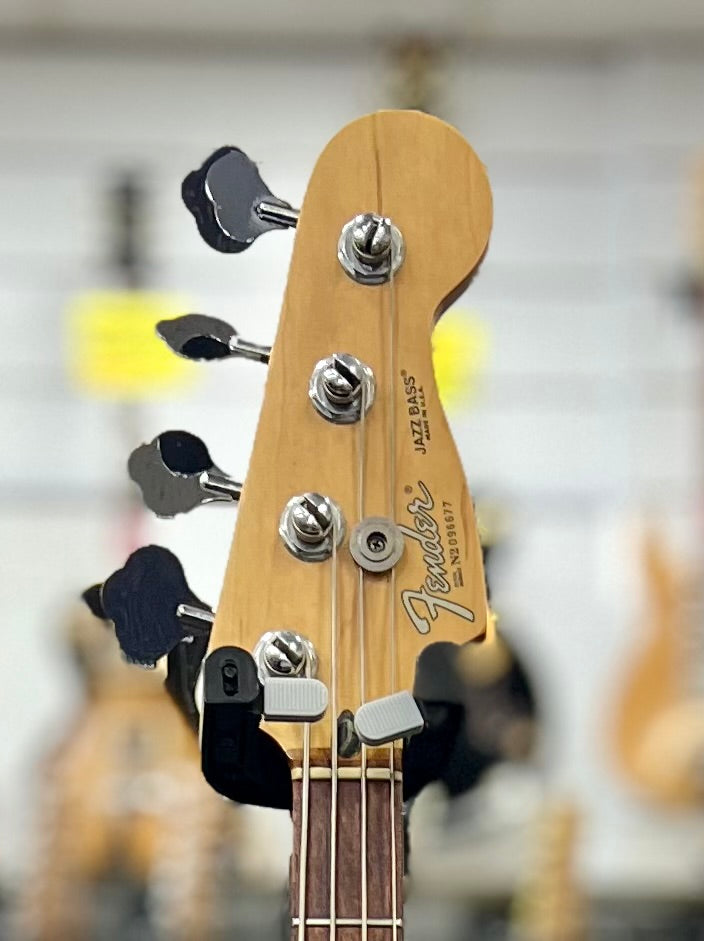 1992 Fender American Standard "Longhorn" Jazz Bass - 3 Tone Burst W/- Hard Case ( Pre Owned )-Fender-Infinite Music