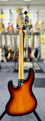 1992 Fender American Standard "Longhorn" Jazz Bass - 3 Tone Burst W/- Hard Case ( Pre Owned )-Fender-Infinite Music