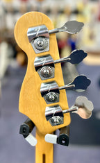 1992 Fender American Standard "Longhorn" Jazz Bass - 3 Tone Burst W/- Hard Case ( Pre Owned )-Fender-Infinite Music