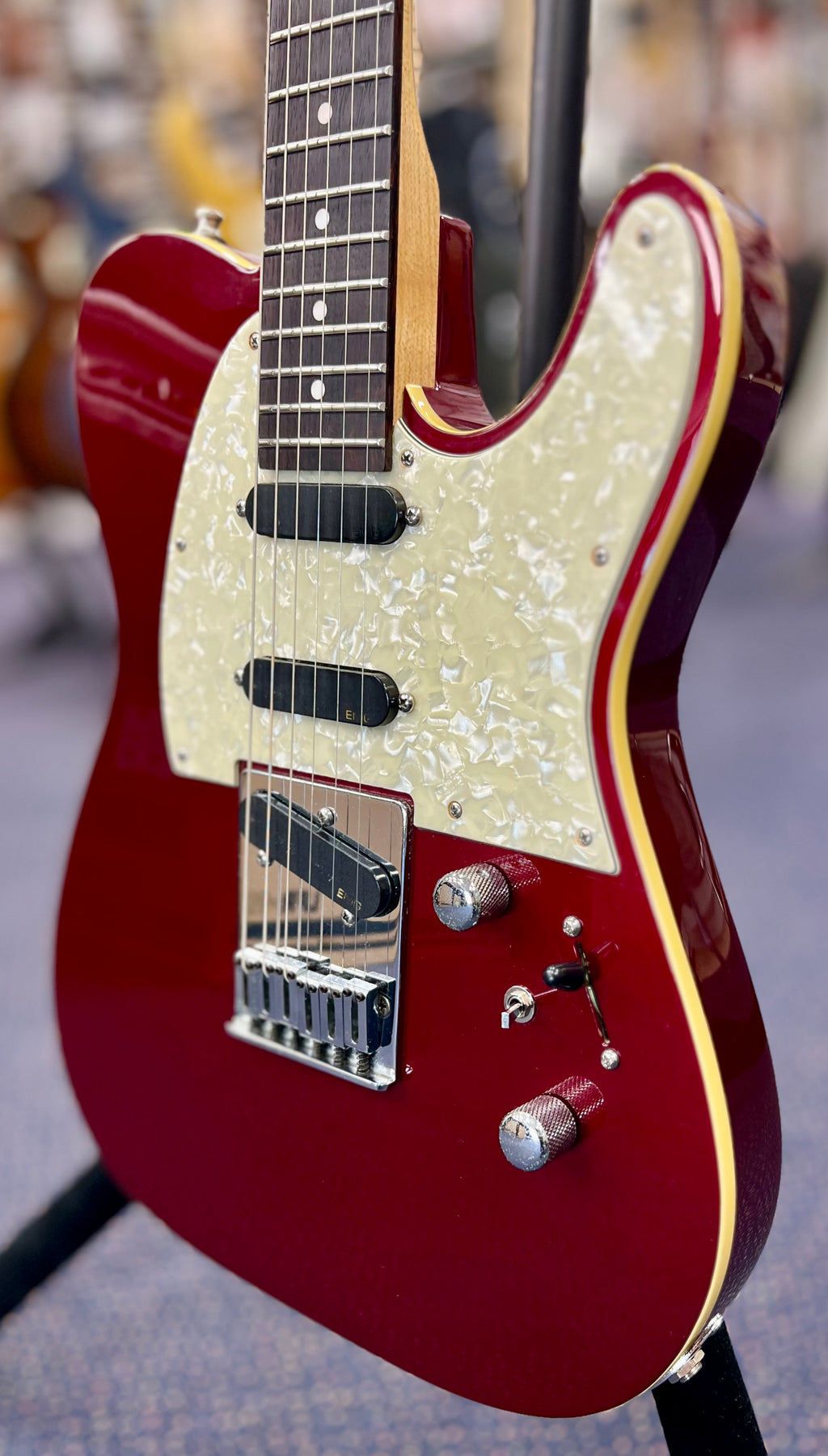 1993 Charvel TE Custom ( Japan) with EMG Pickups and Stainless Steel Frets W/- Hardcase ( Pre Owned )-Charvel-Infinite Music
