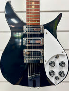 1993 Rickenbacker 350 Liverpool JG - Jetglo w/ Hard Case, Tags & Accent Vibrato ( Pre Owned )-Rickenbacker-Infinite Music