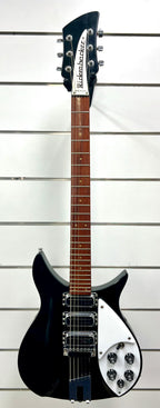 1993 Rickenbacker 350 Liverpool JG - Jetglo w/ Hard Case, Tags & Accent Vibrato ( Pre Owned )-Rickenbacker-Infinite Music