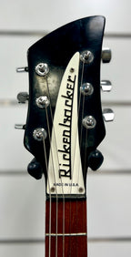 1993 Rickenbacker 350 Liverpool JG - Jetglo w/ Hard Case, Tags & Accent Vibrato ( Pre Owned )-Rickenbacker-Infinite Music