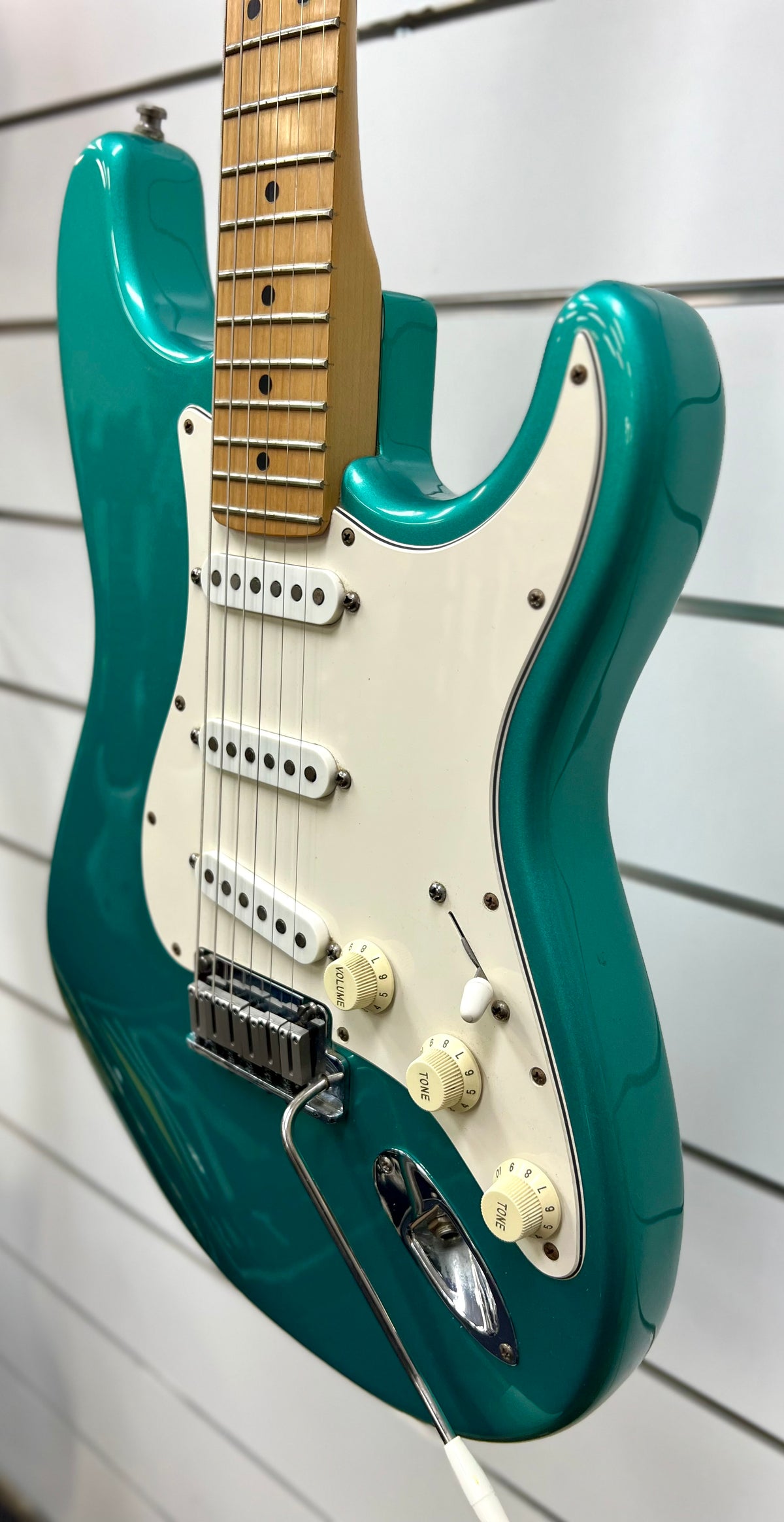 1994 Fender 40th Anniversary American Standard Strat -Caribbean Mist w/ Tweed Hard Case (Pre Owned)-Fender-Infinite Music
