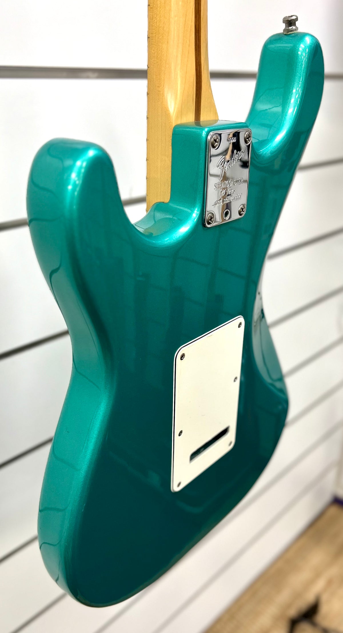 1994 Fender 40th Anniversary American Standard Strat -Caribbean Mist w/ Tweed Hard Case (Pre Owned)-Fender-Infinite Music