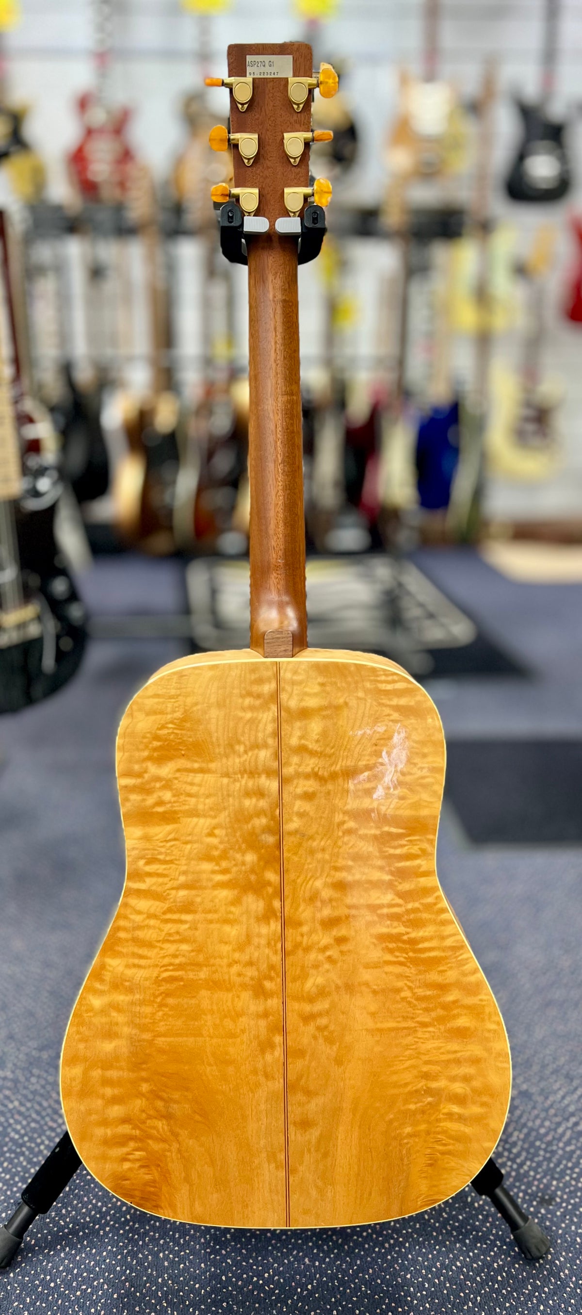 1995 Simon & Patrick ASP27Q G1 Acoustic Guitar -Spruce Top/Quilt Maple B&S w/- Hard Case (Pre Owned...Made in Canada)-Simon & Patrick-Infinite Music