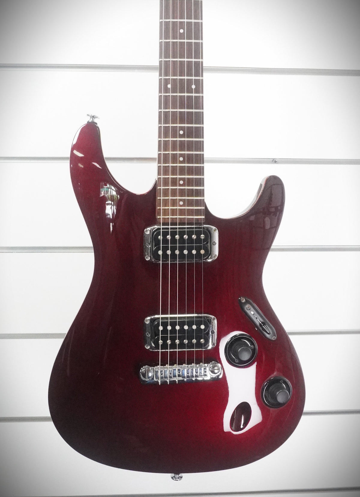 2002 Ibanez SC420 ( Japan ) - Black Cherry - In Ibanez Moulded Hard Case ( Pre Owned )-Ibanez-Infinite Music