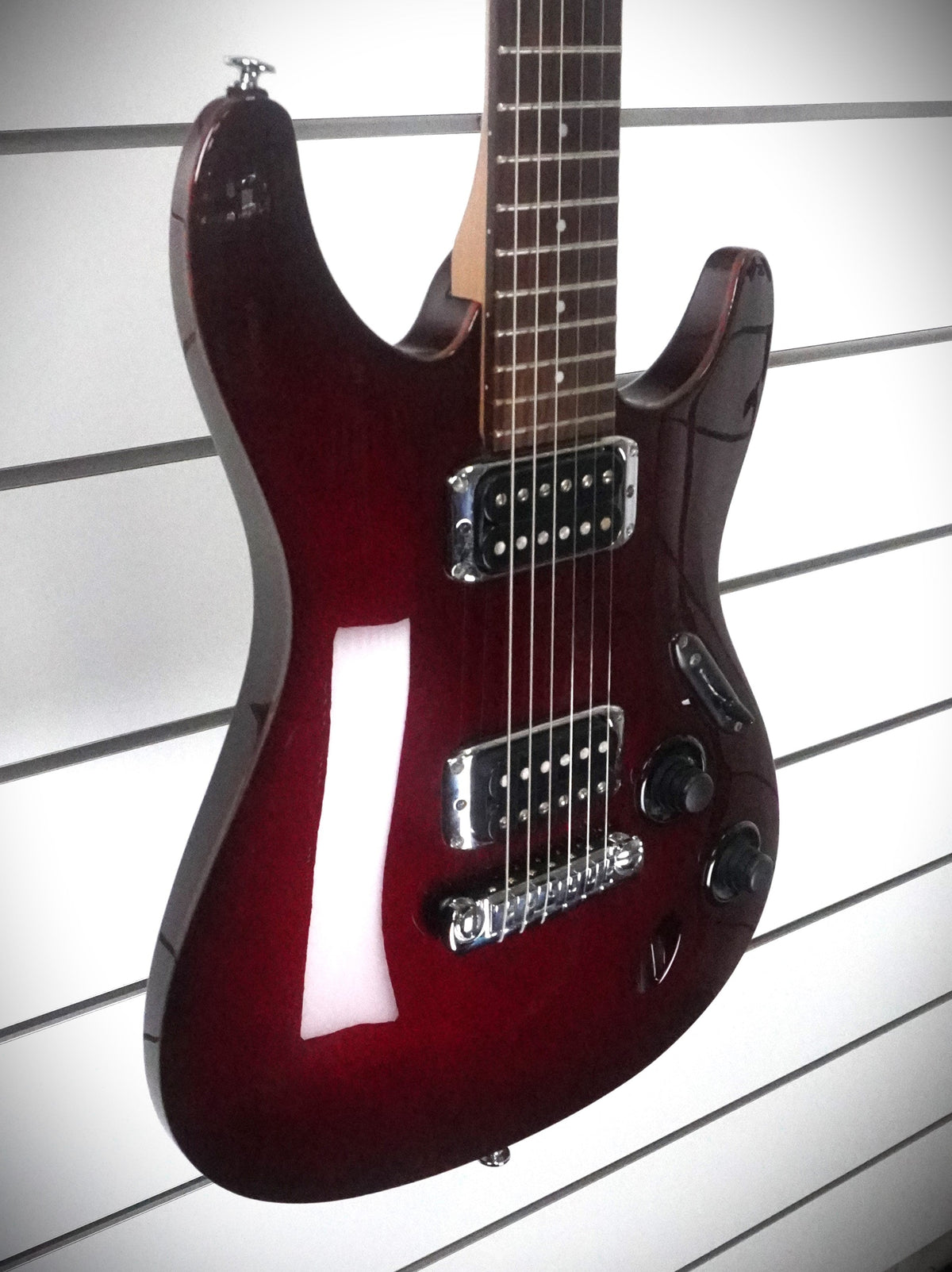 2002 Ibanez SC420 ( Japan ) - Black Cherry - In Ibanez Moulded Hard Case ( Pre Owned )-Ibanez-Infinite Music