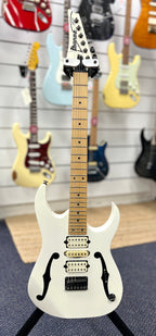 2008 Ibanez Japan PGM301-WH (Signed) Paul Gilbert Signature guitar W/- case etc (Pre Owned)-Ibanez-Infinite Music