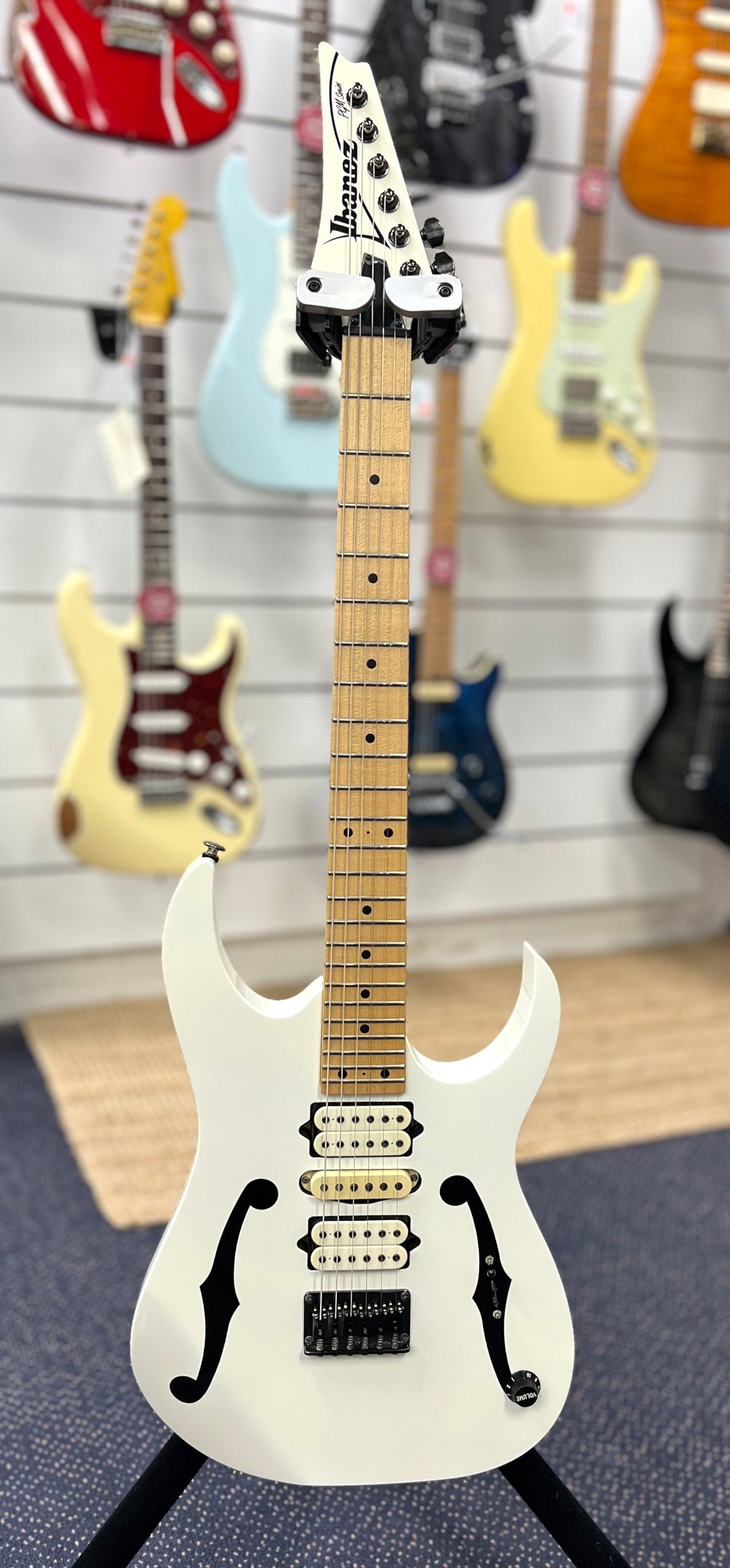 2008 Ibanez Japan PGM301-WH (Signed) Paul Gilbert Signature guitar W/- case etc (Pre Owned)-Ibanez-Infinite Music