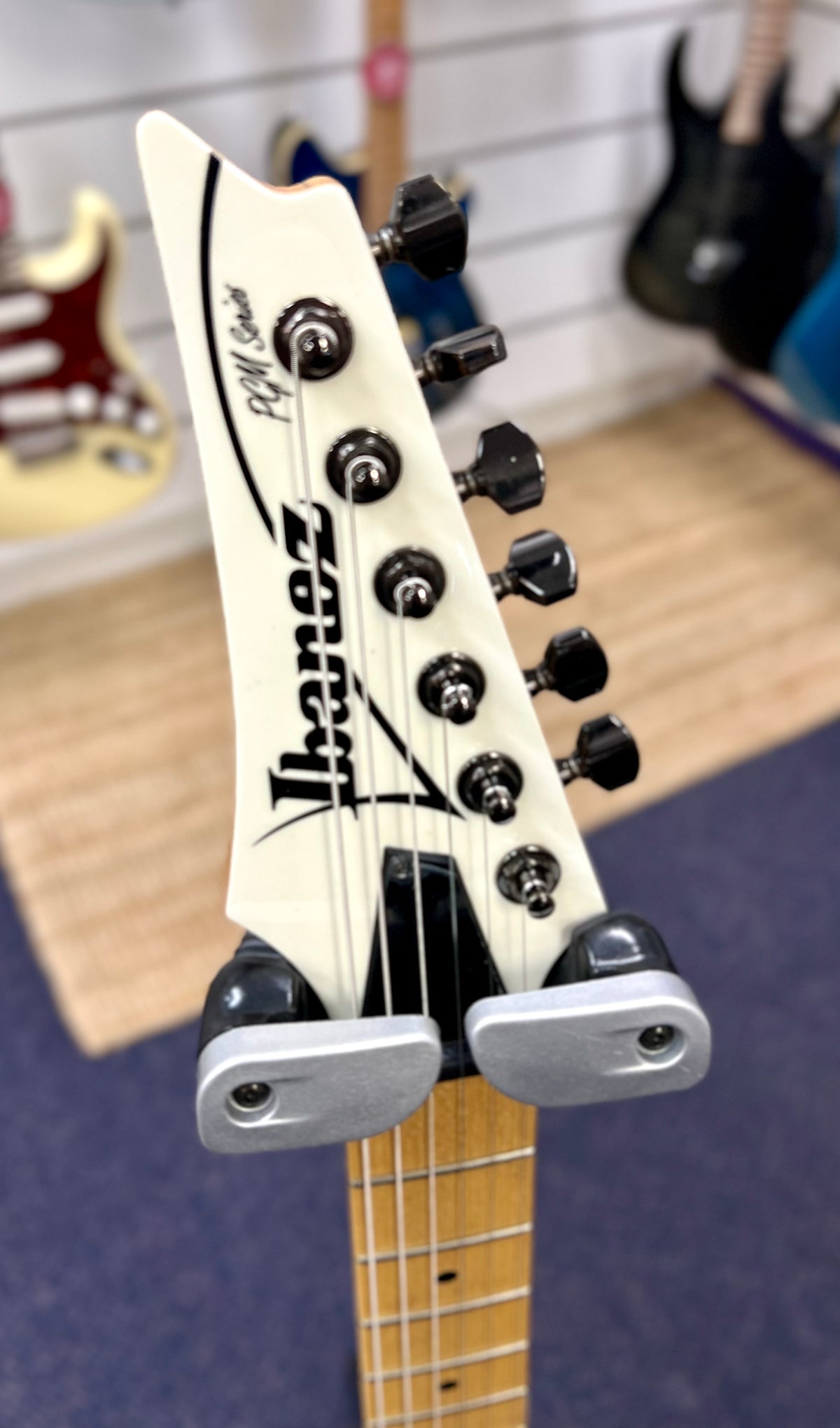 2008 Ibanez Japan PGM301-WH (Signed) Paul Gilbert Signature guitar W/- case etc (Pre Owned)-Ibanez-Infinite Music