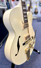2009 Ibanez Artcore AF75TDG-IV-12-01-TV Jones Pickups -Ivory W/- Hardcase ( Pre Owned)-Ibanez-Infinite Music