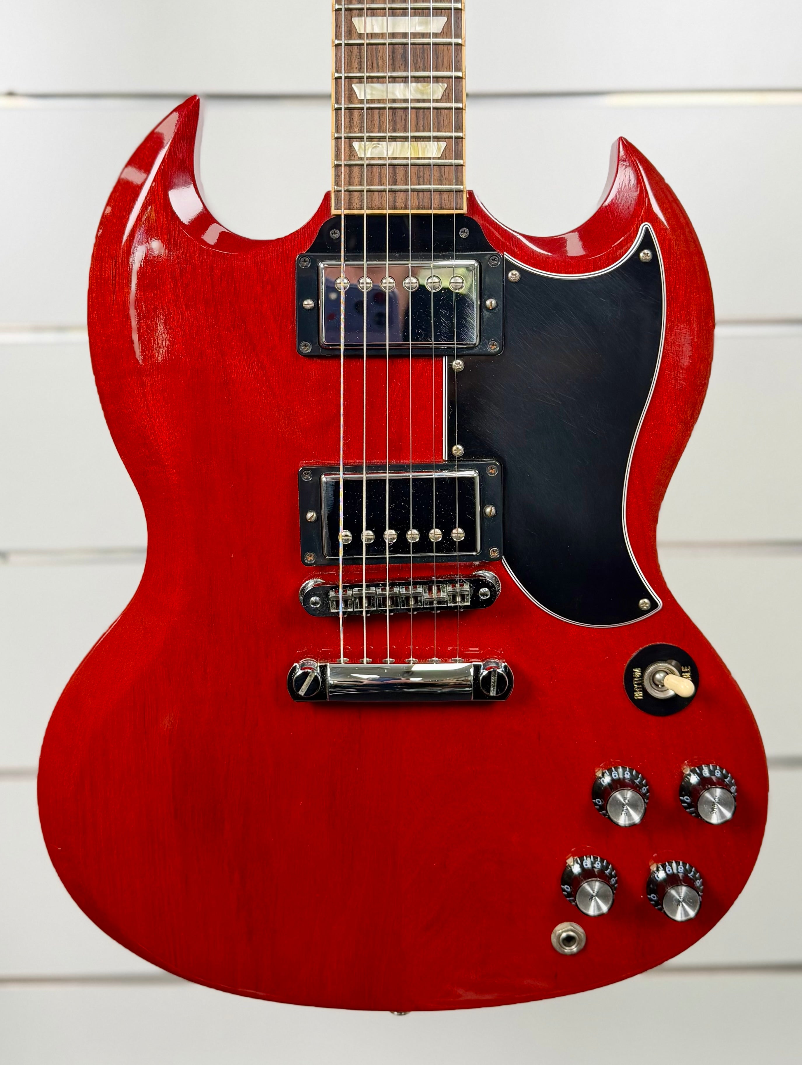2010 Gibson SG Standard 61 Reissue - Heritage Cherry W/- Hard Case (Pre Owned)-Gibson-Infinite Music