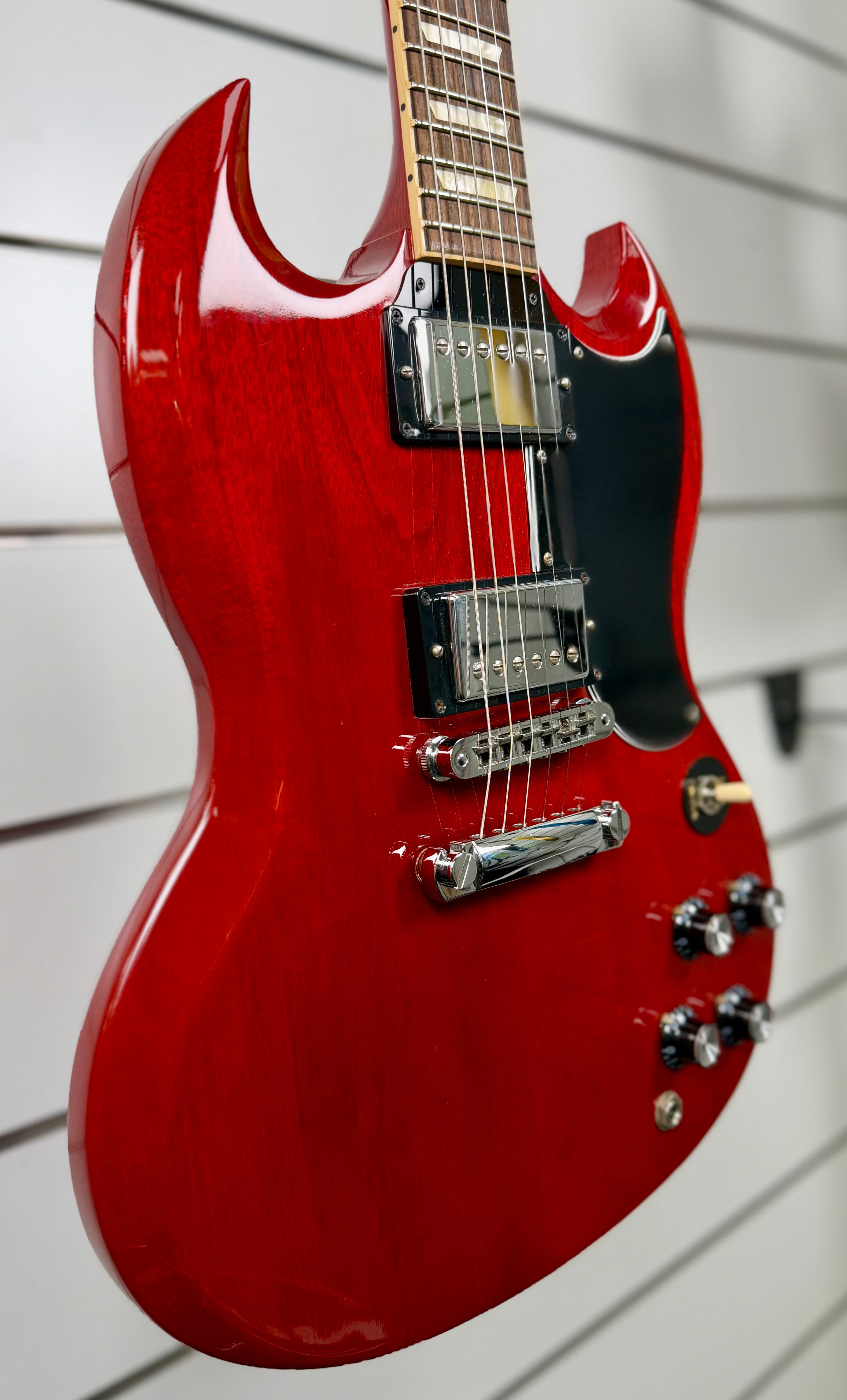 2010 Gibson SG Standard 61 Reissue - Heritage Cherry W/- Hard Case (Pre Owned)-Gibson-Infinite Music