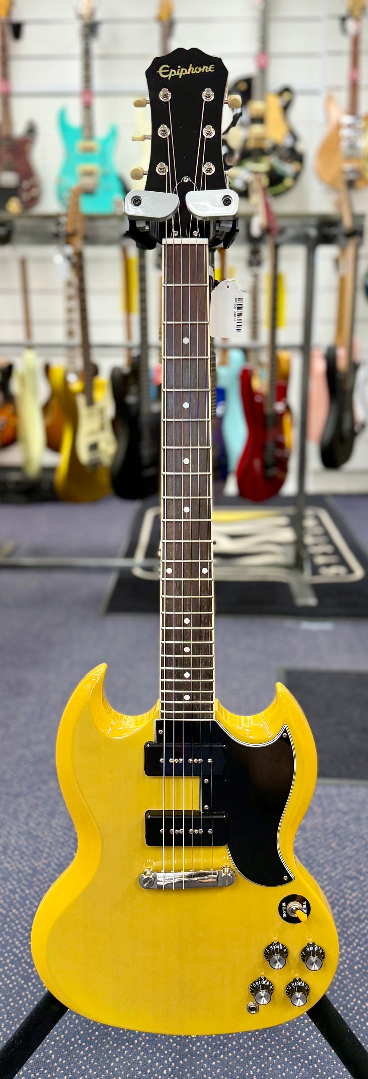 2011 Epiphone SG Special 1961 50th Anniversary LTD Electric Guitar - TV Yellow W/- Gigbag ( Pre Owned )-Epiphone-Infinite Music