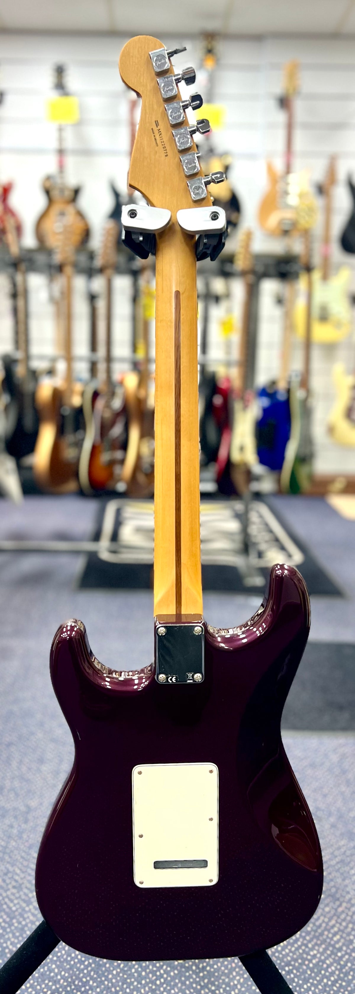 2011 Fender Standard Stratocaster HSS - Midnight Wine ( Pre Owned ... Made In Mexico )-Fender-Infinite Music