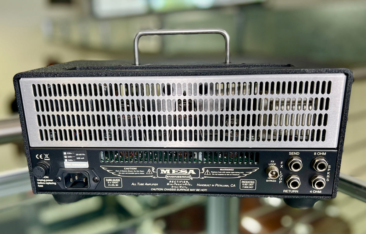2011 Mesa Boogie Mini Rectifier 25 Valve Amplifier Head w/ Footswitch and Bag (Pre-Owned)-Mesa Boogie-Infinite Music