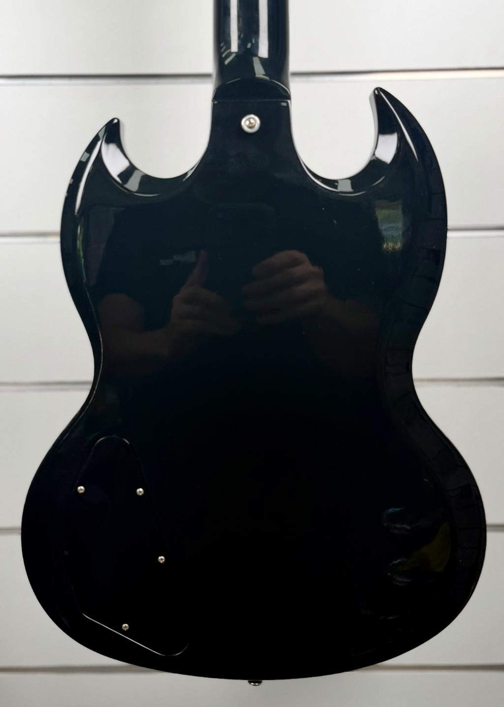 2012 Gibson SG Standard - Ebony W/- Hard Case (Pre Owned)-Gibson-Infinite Music