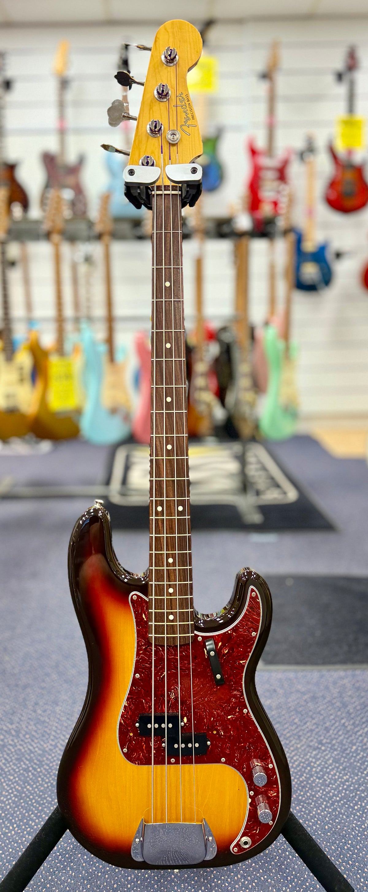 2021 Fender Hama Okamoto Signature Precision Bass - Made in Japan - 3- Colour Sunburst W/- Bag and box (Pre Owned)-Fender-Infinite Music