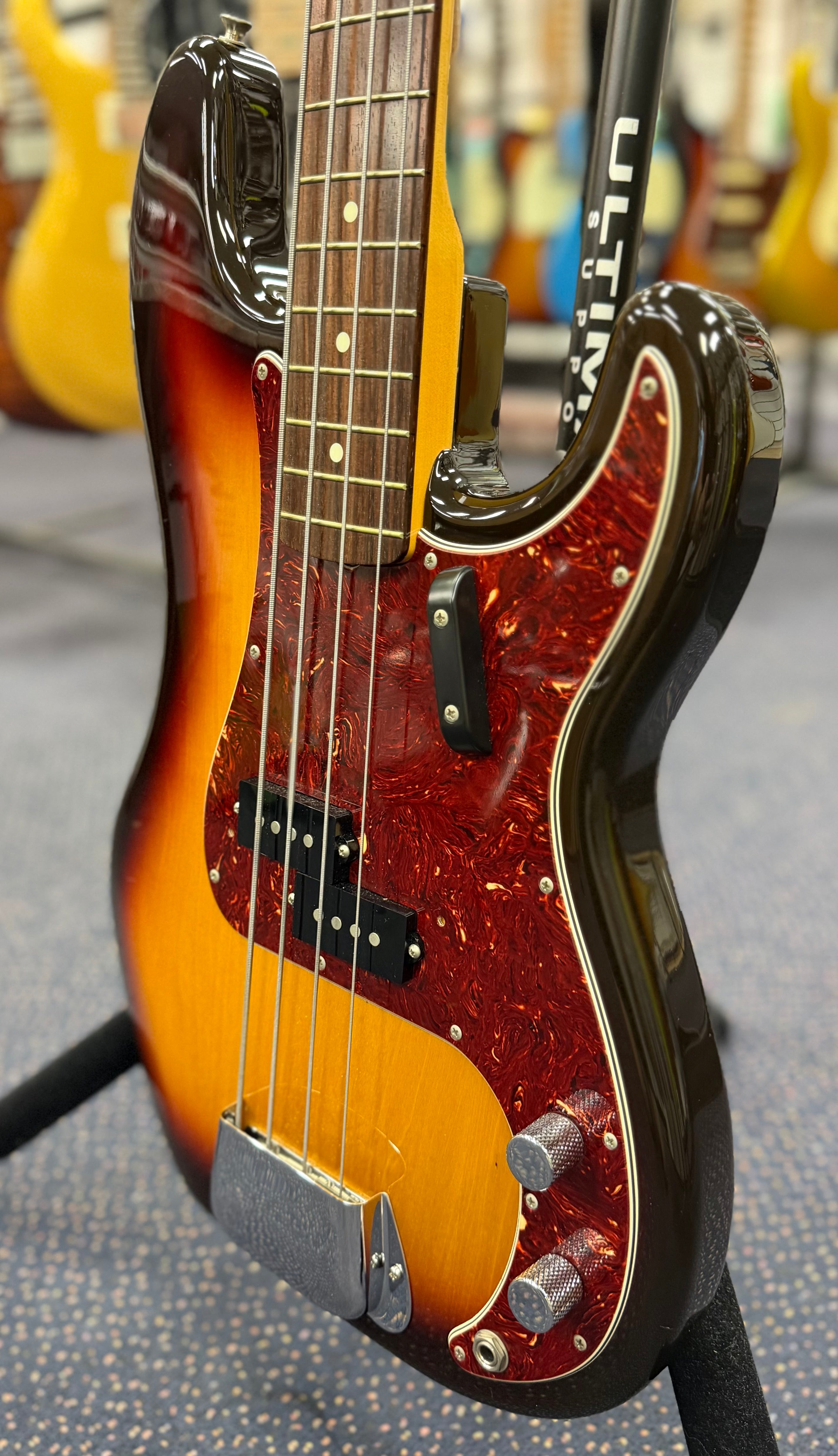 2021 Fender Hama Okamoto Signature Precision Bass - Made in Japan - 3- Colour Sunburst W/- Bag and box (Pre Owned)-Fender-Infinite Music