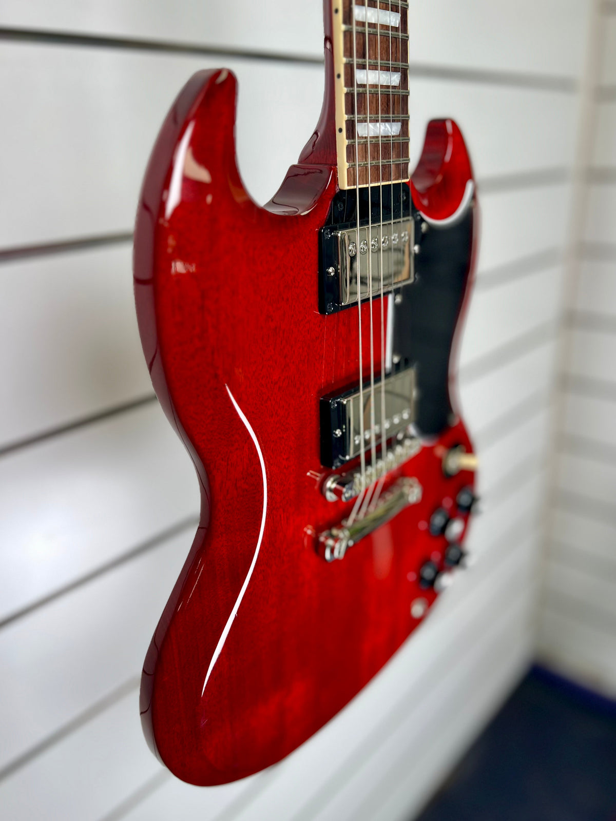 2022 Gibson SG Standard '61 (Vintage Cherry) inc Hard Shell Case (Pre Owned...Excellent Condition)-Gibson-Infinite Music