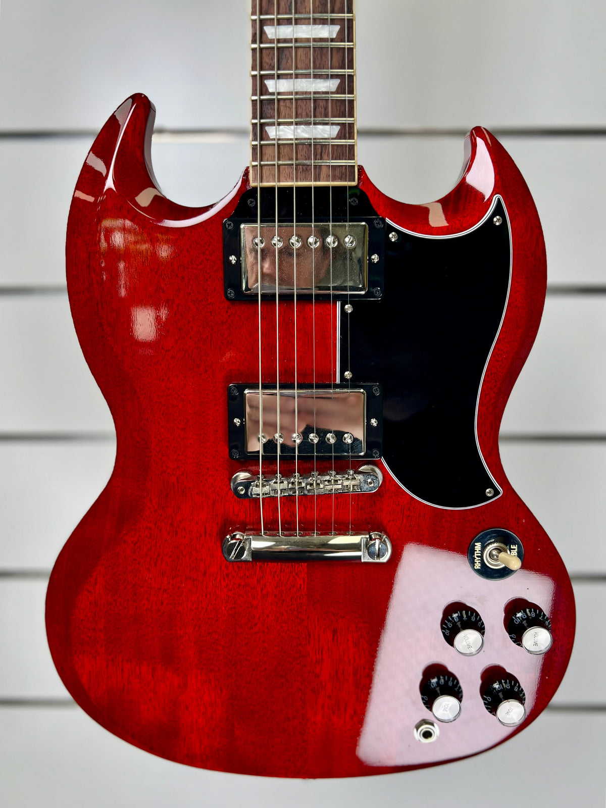 2022 Gibson SG Standard '61 (Vintage Cherry) inc Hard Shell Case (Pre Owned...Excellent Condition)-Gibson-Infinite Music
