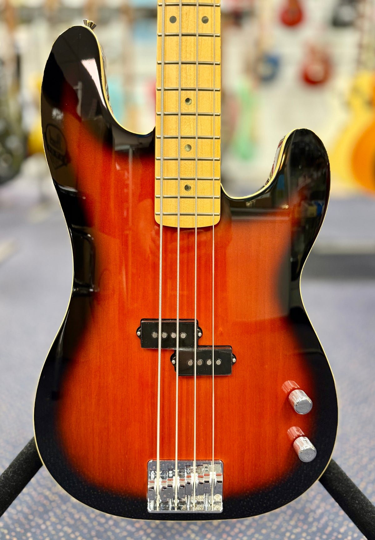 2023 Fender Aerodyne Special Precision Bass - Hot Rod Burst - W/- Bag and Box (Pre Owned)-Fender-Infinite Music