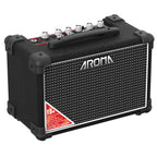 Aroma 15W Black Electric Guitar Amplifier with Footswitch and Drum Machine [TM-15S]-Aroma-Infinite Music