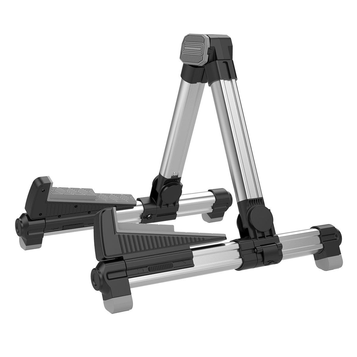 Aroma Guitar Stand Silver-Aroma-Infinite Music