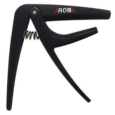 Aroma Trigger Acoustic/Electric Guitar Capo - Black-Aroma-Infinite Music