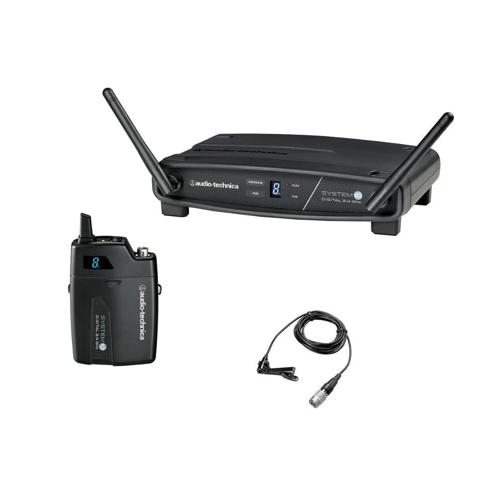 Audio Technica ATW-1101/L Wireless Lapel Microphone System With AT829CW-Audio-Technica-Infinite Music