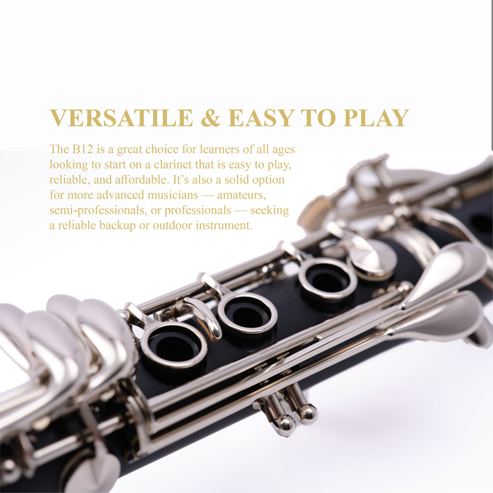 Buffet B12 B Flat Clarinet in ABS Hard Case (BC2540N-5-0ABS)