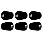 BG Mouthpiece Cushions Sax & Clarinet Large Black 0.8mm - 6 Pcs-BG Frank Bichon-Infinite Music