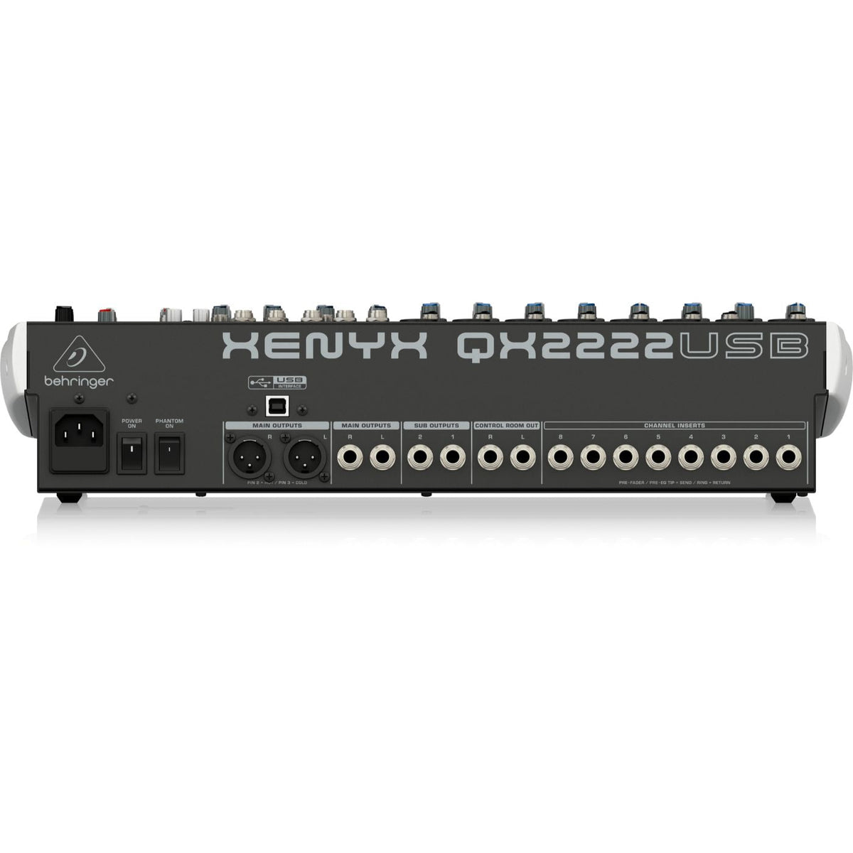 Behringer XENYX QX2222USB Analog Mixer with Effects-Behringer-Infinite Music