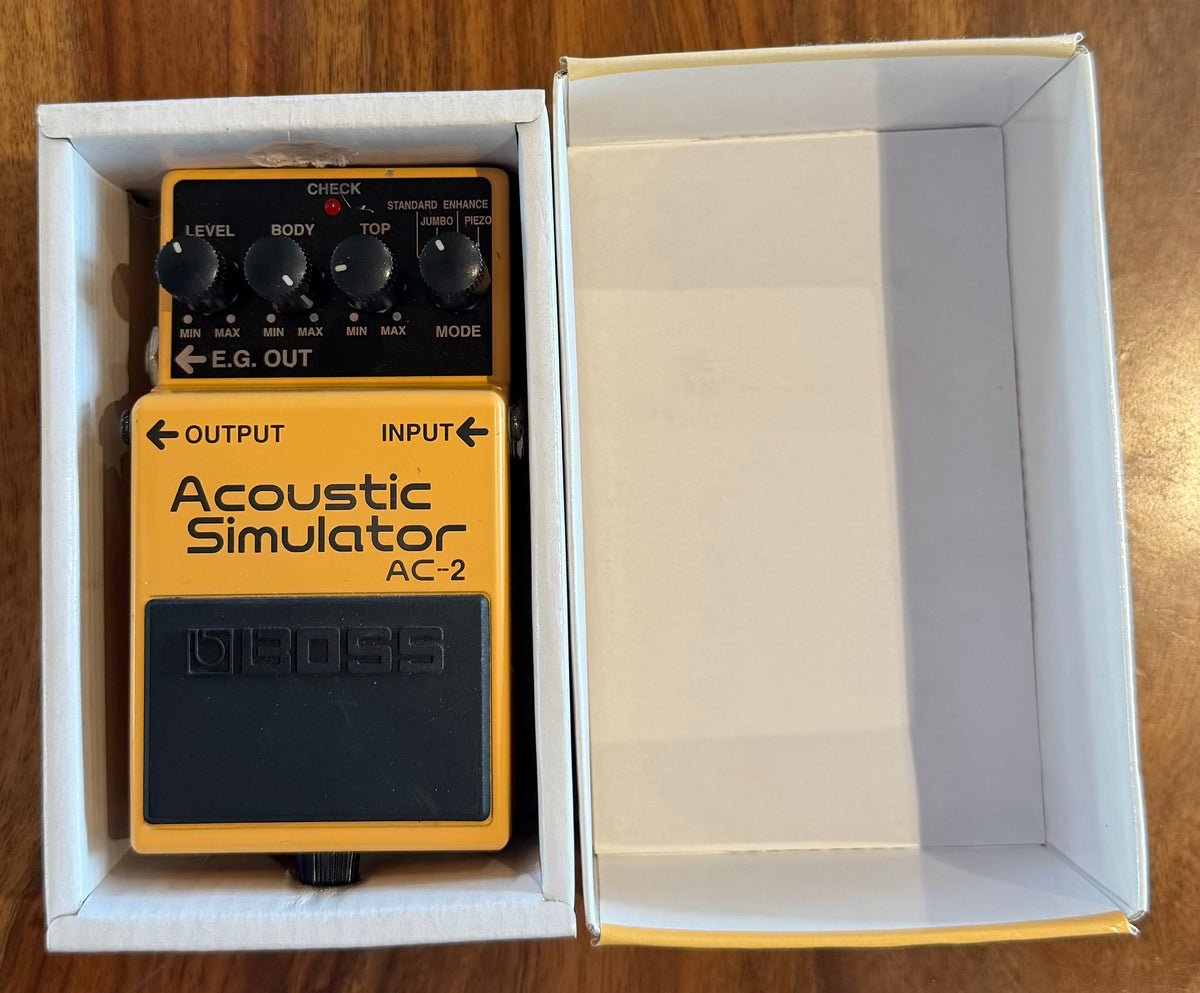 Boss AC-2 Acoustic Simulator Pedal- Taiwan - Dec 2003 (Pre Owned...In Box) FR73543-Boss-Infinite Music