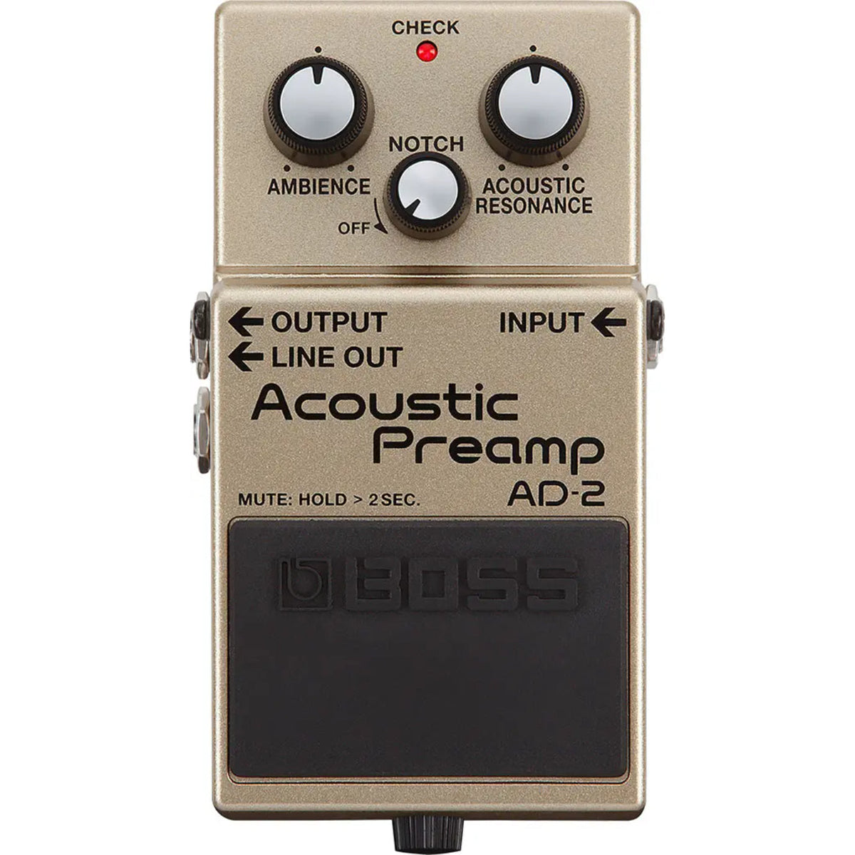 Boss AD-2 Acoustic Preamp Pedal (AD2)-Boss-Infinite Music