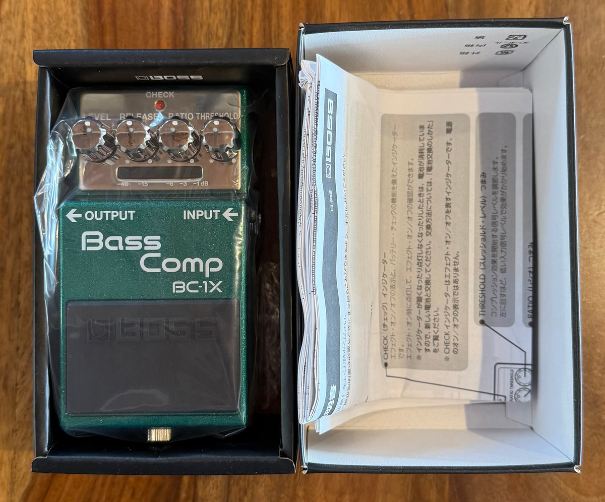 Boss BC-1X Bass Compressor Pedal - Taiwan - Jan 2016 ( Pre Owned... In Box...Mint) Z2G1518-Boss-Infinite Music