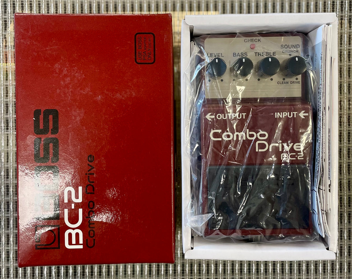 Boss BC-2 Combo Drive Pedal- Taiwan -March 2012 ( As new - IN BOX) ( Pre Owned) Z2G1518-Boss-Infinite Music