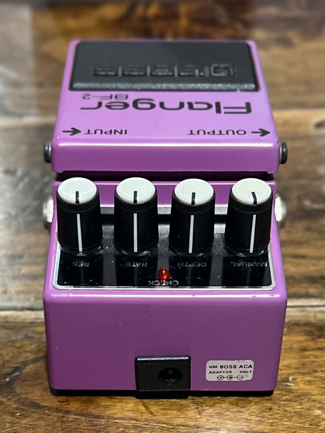 Boss BF-2 Flanger Pedal- Taiwan - November 1994 - Orange Label ( NO BOX) ( Pre Owned )-Boss-Infinite Music