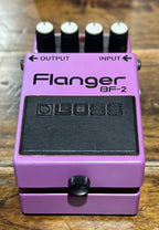 Boss BF-2 Flanger Pedal- Taiwan - November 1994 - Orange Label ( NO BOX) ( Pre Owned )-Boss-Infinite Music