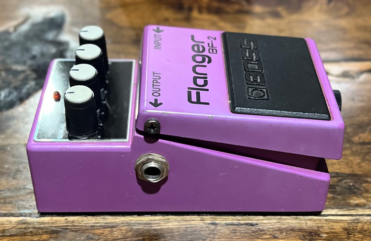 Boss BF-2 Flanger Pedal- Taiwan - November 1994 - Orange Label ( NO BOX) ( Pre Owned )-Boss-Infinite Music