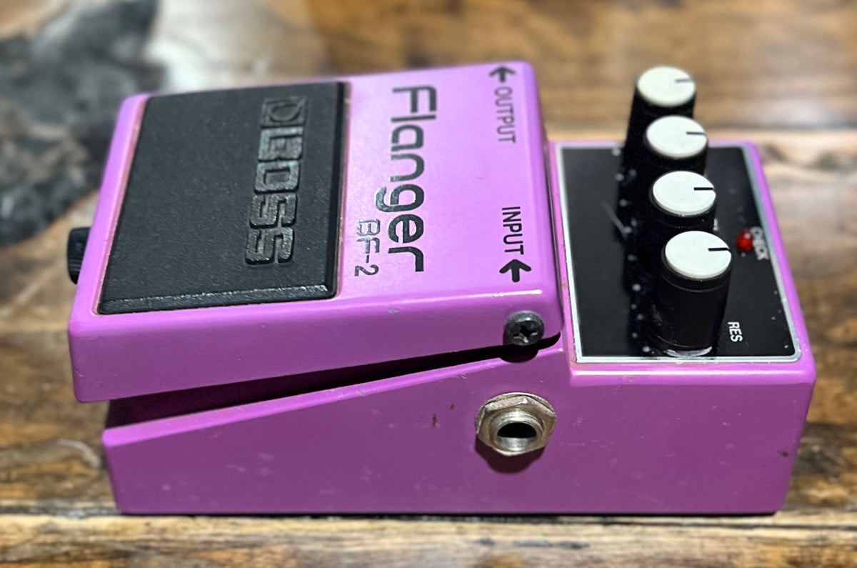 Boss BF-2 Flanger Pedal- Taiwan - November 1994 - Orange Label ( NO BOX) ( Pre Owned )-Boss-Infinite Music