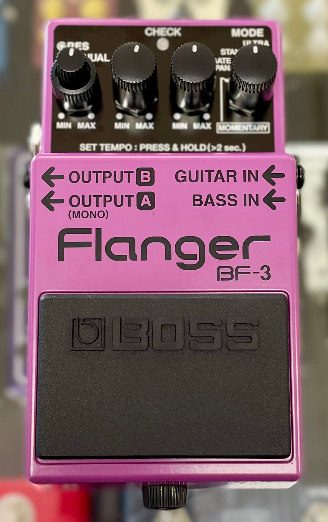 Boss BF-3 Flanger Pedal- Taiwan -August 2015 ( As new - IN BOX) ( Pre Owned) J7F7249-Boss-Infinite Music