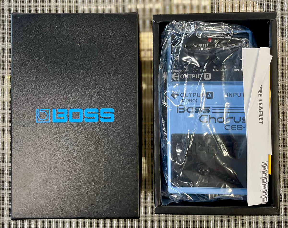 Boss CEB-3 Bass Chorus Pedal- Taiwan -January 2016 ( As new - IN BOX) ( Pre Owned) I2G3664-Boss-Infinite Music